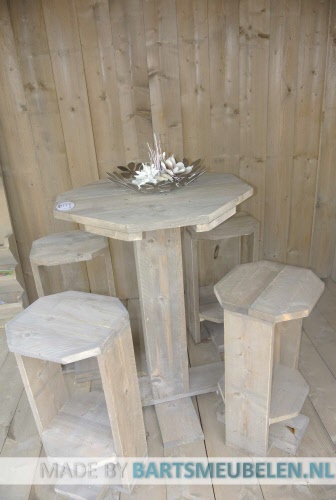 Steigerhouten barkruk Bram 1.1