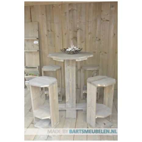 Steigerhouten barkruk bram Steigerhouten barkruk bram