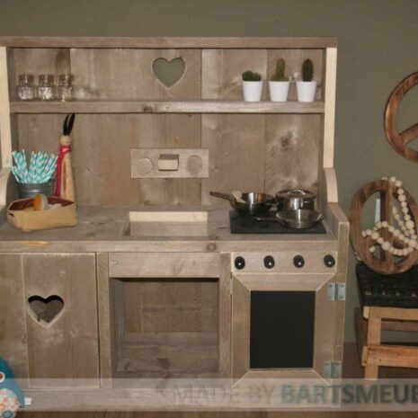 Steigerhouten speelkeuken 6
