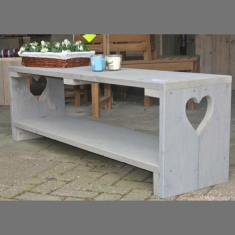 Steigerhouten tuinbankje anouk Steigerhouten tuinbankje anouk