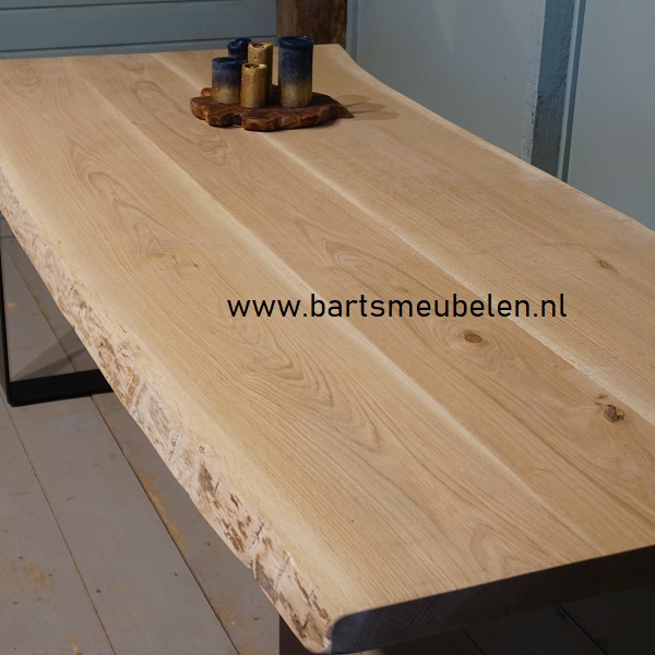 eikenhouten boomblad tafel.1