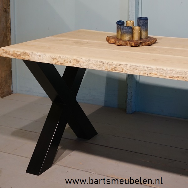 eikenhouten boomblad tafel.7