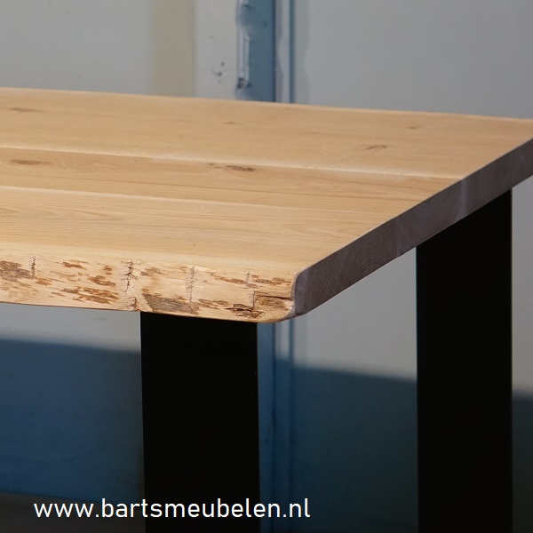 eikenhouten boomblad tafel.6