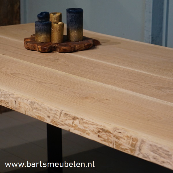 eikenhouten boomblad tafel.5