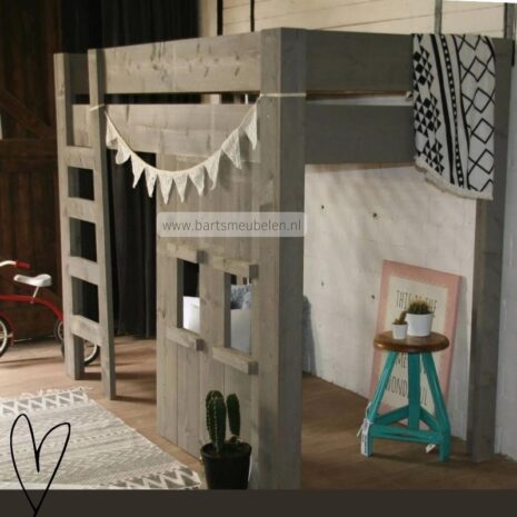 hoogslaper pip van steigerhout