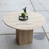 ronde steigerhouten tuintafel ludo.4 ronde steigerhouten tuintafel ludo