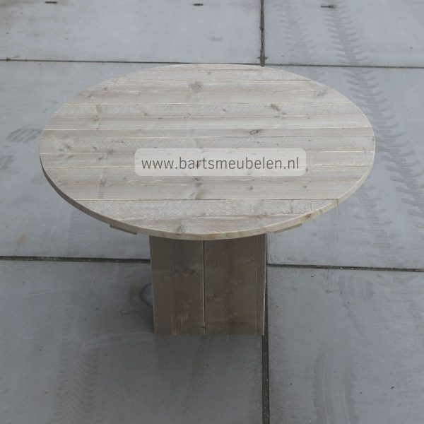 ronde steigerhouten tuintafel ludo