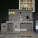 speelgoedkeuken van steigerhout greywash