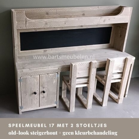 speelmeubel 17 old-look steigerhout