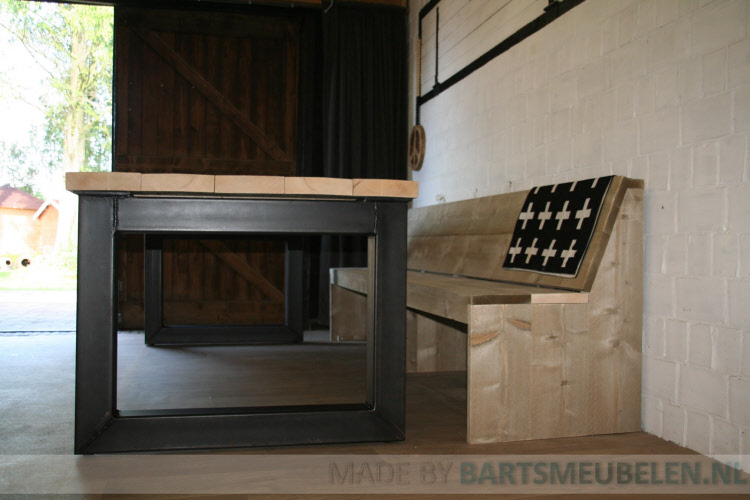 Steigerhouten bank Thijs 1.3