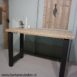 steigerhouten bartafel met stalen onderstel.10 steigerhouten bartafel met stalen onderstel.10