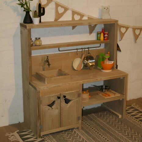 steigerhouten speelkeuken 9