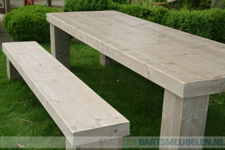steigerhouten tafel Vincent 1.2
