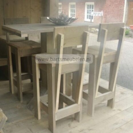 tuinset 4 personen frans steigerhout