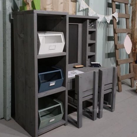 speelmeubel 15 van steigerhout - speeltafel 1-6 jaar