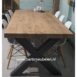 eettafel vintage eiken met v groef zelf samen te stellen 6 eettafel vintage eiken met v-groef zelf samen te stellen 6