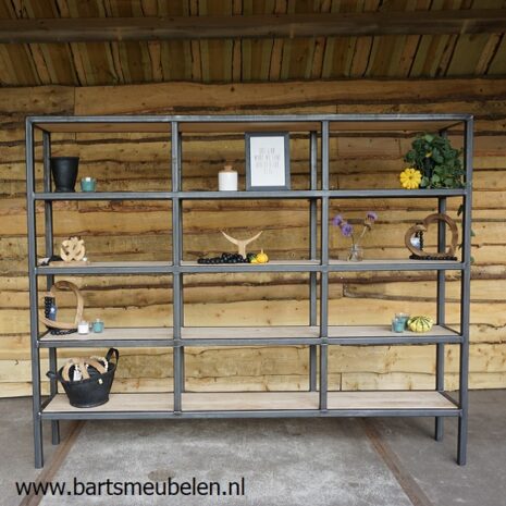 boekenkast hout en staal 3.1 boekenkast-hout-en-staal-3.1