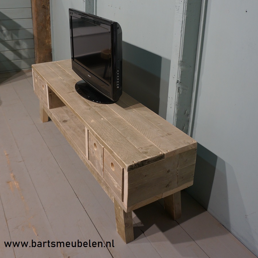 steigerhouten tv meubel roos 8