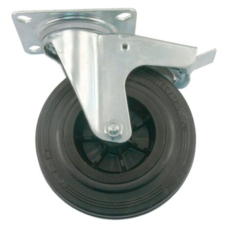 Transportzwenkwiel geremd 100mm 70kg 1 Transportzwenkwiel geremd - 100mm - 70kg