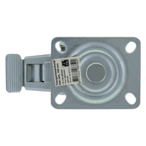 Transportzwenkwiel geremd - 100mm - 70kg.3