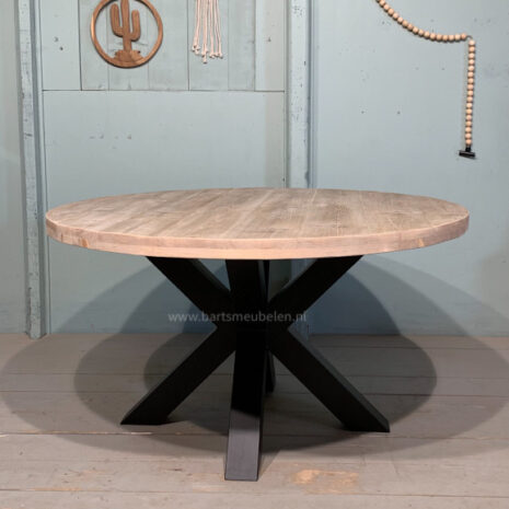 ronde tafel steigerhout met matrix ronde-tafel-steigerhout-met-matrix