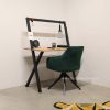 industrieel bureau mace stalen frame en eikenhouten blad industrieel bureau mace stalen frame en eikenhouten blad