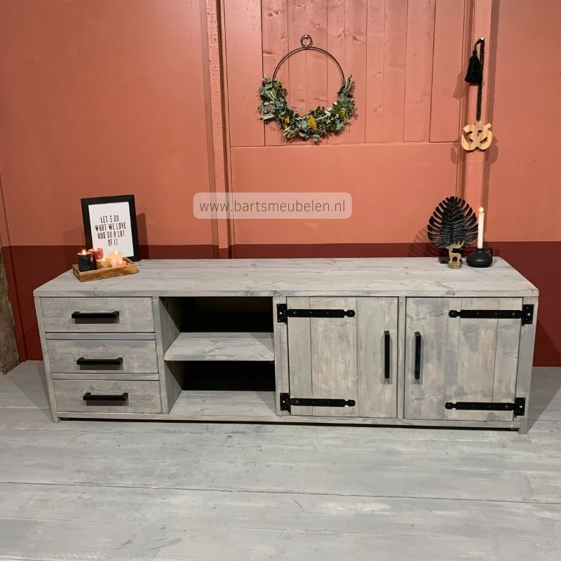 steigerhouten tv meubel dylan