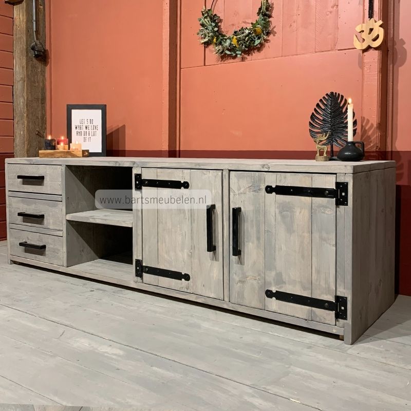 steigerhouten tv meubel dylan