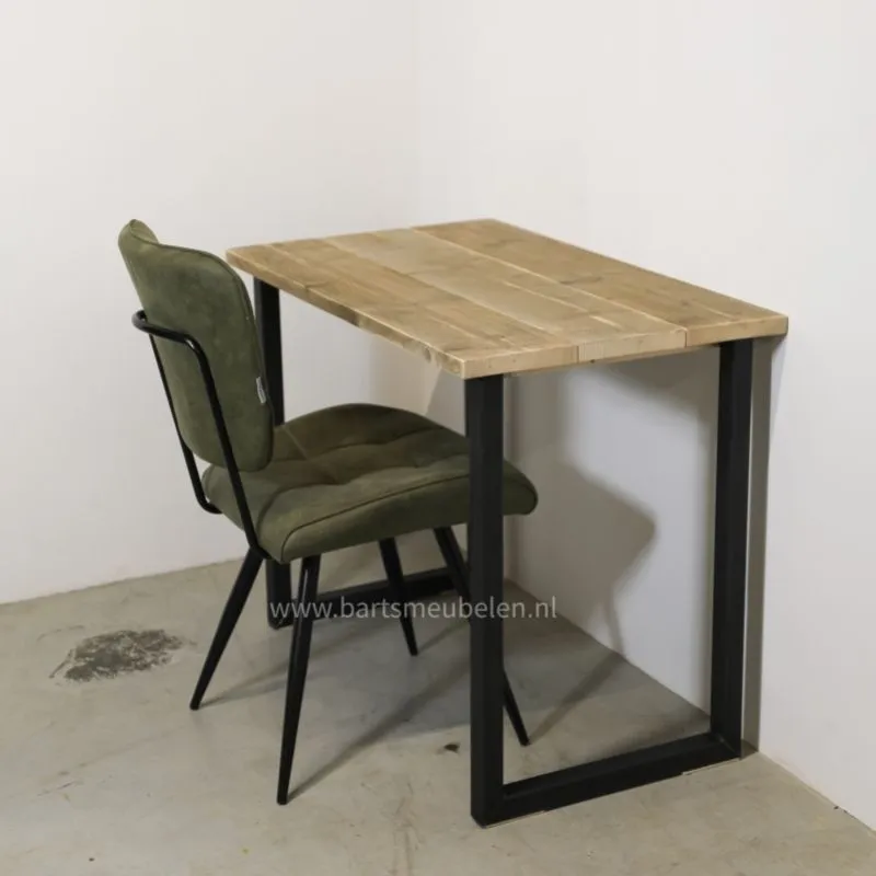 bureau steigerhout en staal