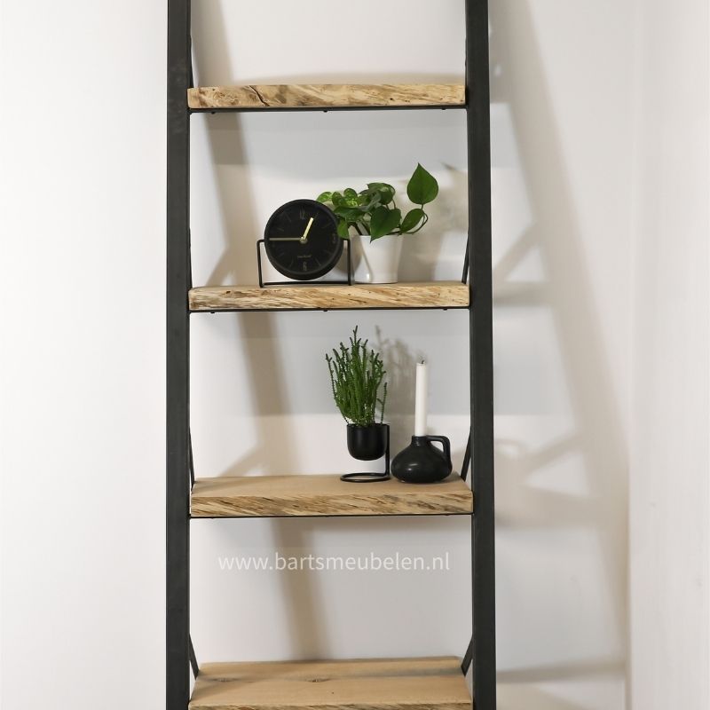 foto wandrek boomblad foto met stalen frame