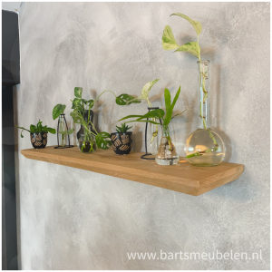 afbeelding wandplank zwevend Jaxx aan de muur