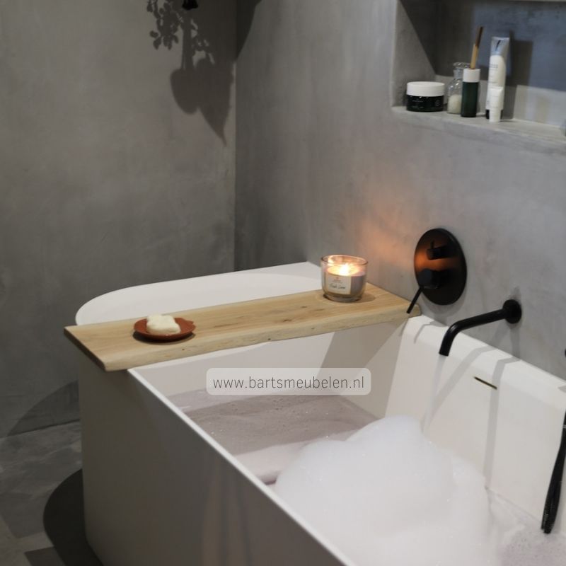 badplank boomstam natuurlijke uitstraling