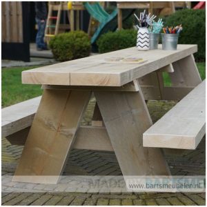 kinderpicknicktafel steigerhout