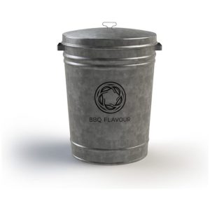 Houtskool opberg box bbq flavour