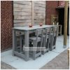 bartafel set 6 personen sanne.2 bartafel set 6 personen steigerhout