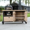 bbq tafel industrieel eikenhout.7 bbq tafel industrieel eikenhout en boomblad jim opbergkast