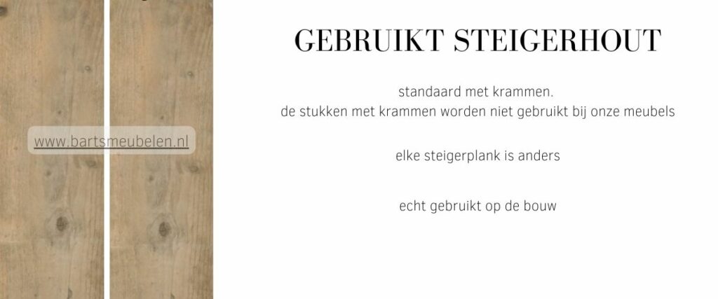 gebruikt steigerhout spec