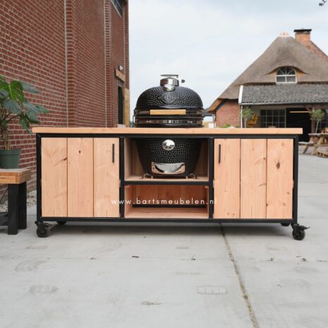 buitenkeuken douglas stalen frame.11 voorzijde buitenkeuken douglas stalen frame