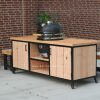 buitenkeuken douglas stalen frame.7 bbq tafel douglas stalen frame buitenkeuken