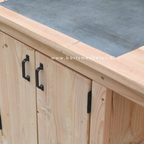 buitenkeuken kamado douglas met tegel detail