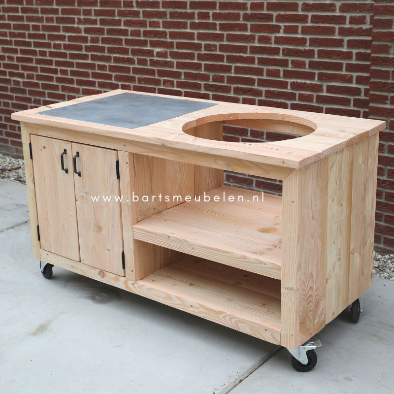 buitenkeuken kamado douglas met tegel.7 buitenkeuken kamado douglas met tegel