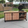 stalen bbq tafel douglas.19 stalen bbq tafel douglas open kamado