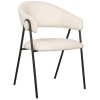 LABEL51 Eetkamerstoel Lowen 58x60x84 cm Ivory Boucle 1 LABEL51 Eetkamerstoel Lowen 58x60x84 cm - Ivory - Boucle