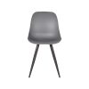 LABEL51 Eetkamerstoel Monza Antraciet Kunststof 2 LABEL51 Eetkamerstoel Monza Antraciet Kunststof 2