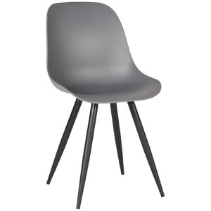 LABEL51 Eetkamerstoel Monza - Antraciet - Kunststof