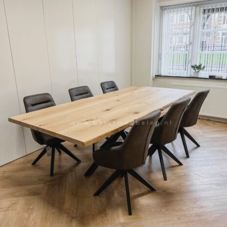 boomstamtafel met eetkamerstoel label51 jace - antraciet