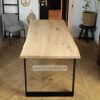 boomstam eettafel met u onderstel strip 40 2 boomstam eettafel met u onderstel strip {40}