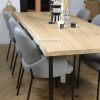boomstam eettafel met u onderstel strip 40 5 boomstam eettafel met u onderstel strip-40