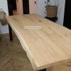 boomstamtafel met stalen poten 40800800 tafel boomstamblad