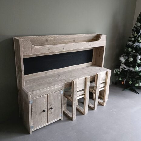 speelmeubel 17 kinderbureau voor kleintjes old look steigerhout speelmeubel_17_kinderbureau_voor_kleintjes_old-look_steigerhout